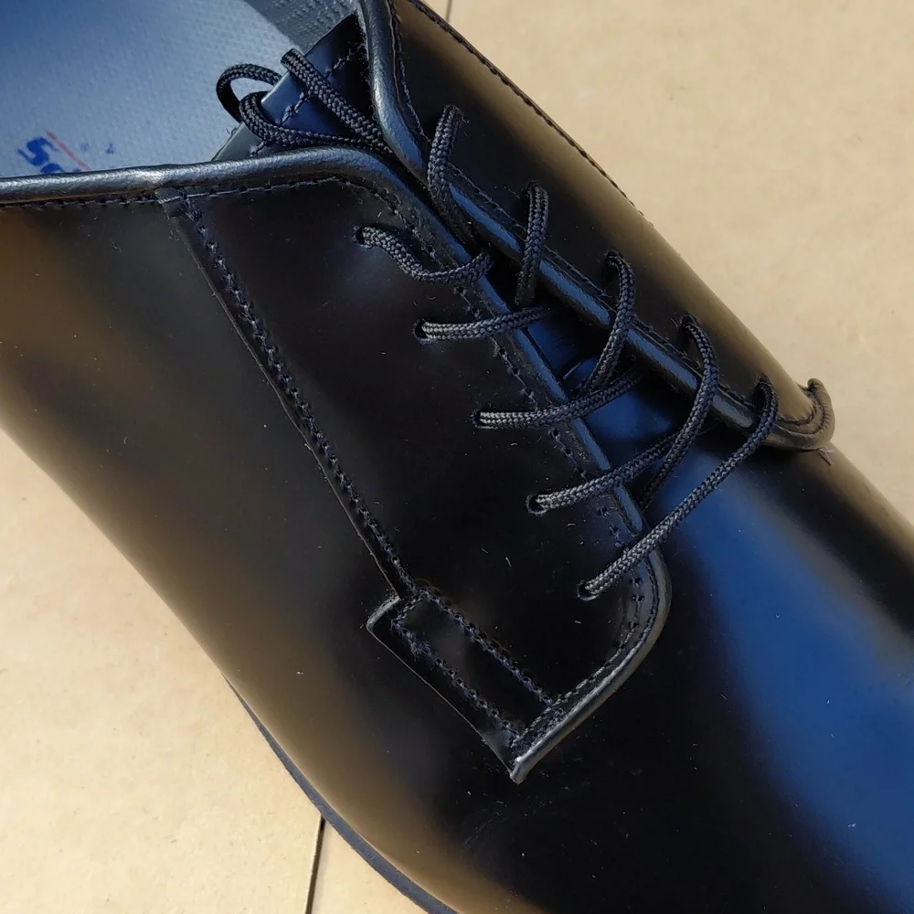 CAPPS Men's Black Leather Oxford Shoes - 14D